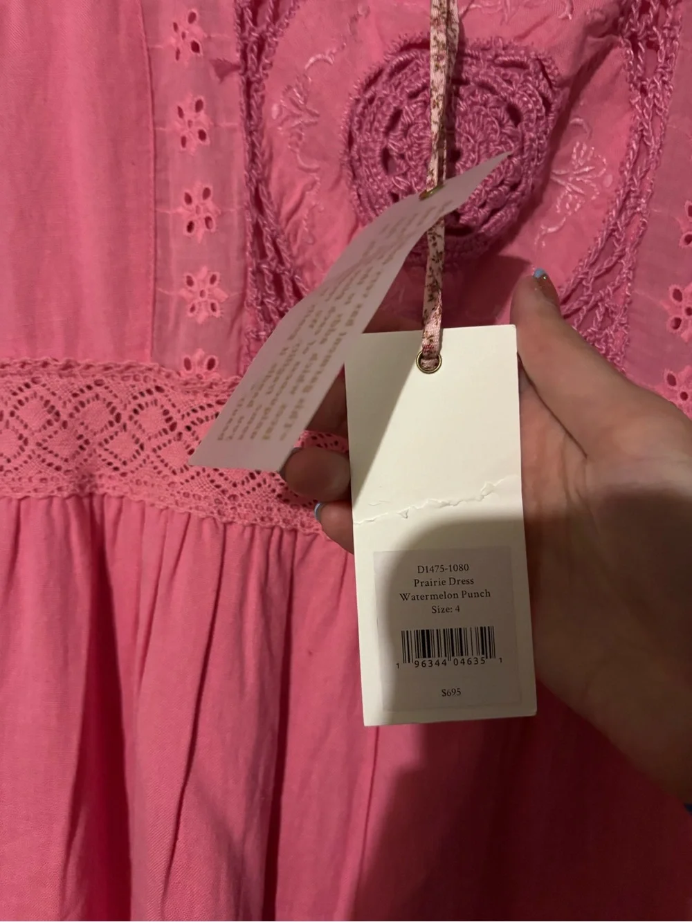 Loveshackfancy Prairie Dress, Size 4, NWT - Picture 4 of 4